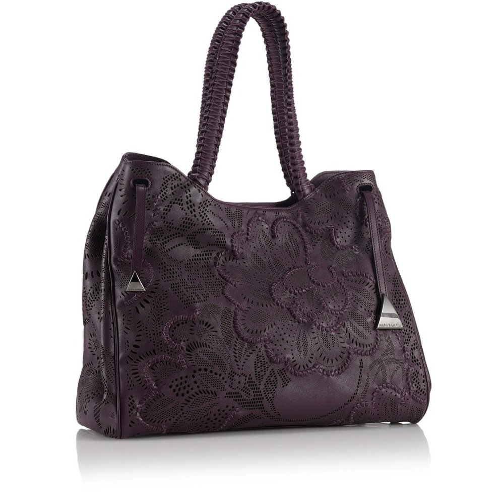 NWT - NADA SAWAYA - Shari - Laser Cut Leather tote